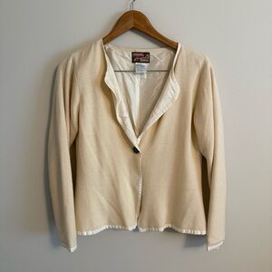 APRIL CORNELL LAMBSWOOL AND ANGORA BLEND CARIDGAN